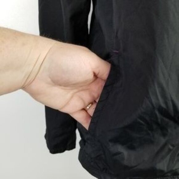 Xersion Athletic Workout Jacket Women's Small Black Purple Mesh Lining - Picture 4 of 8